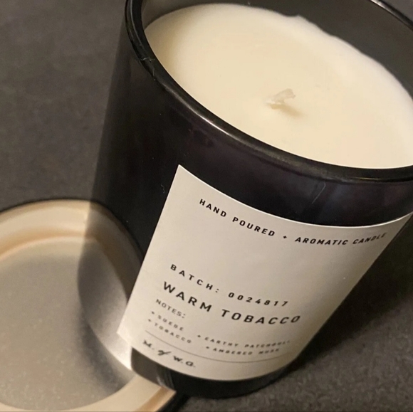 Makers of Wax Goods Warm Tobacco Scented Jar Candle - Picture 2 of 2